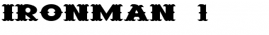 Download Ironman 1 Font Download Ironman 1 Font
