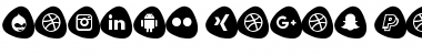 Download Social Logos Color Font Download Social Logos Color Font