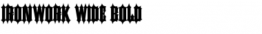 Download Ironwork Wide Font Download Ironwork Wide Font