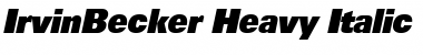 Download IrvinBecker-Heavy Font Download IrvinBecker-Heavy Font