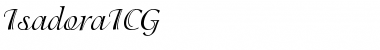 Download IsadoraICG Font Download IsadoraICG Font