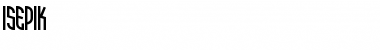 Download Isepik Font Download Isepik Font