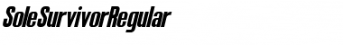 Download Sole Survivor Regular Font Download Sole Survivor Regular Font