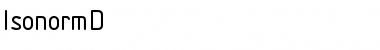 Download IsonormD Font Download IsonormD Font