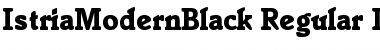Download IstriaModernBlack DB Font Download IstriaModernBlack DB Font