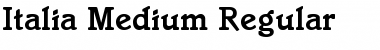 Download Italia Medium Font Download Italia Medium Font