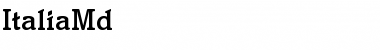 Download ItaliaMd Font Download ItaliaMd Font