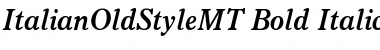 Download ItalianOldStyleMT Font Download ItalianOldStyleMT Font
