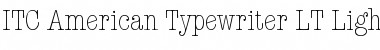 Download AmericanTypewriter LT LightCnA Font Download AmericanTypewriter LT LightCnA Font