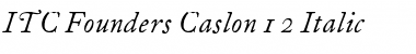 Download FCaslon 12 ITC Font Download FCaslon 12 ITC Font