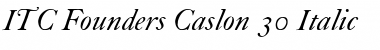 Download FCaslon 30 ITC Font Download FCaslon 30 ITC Font