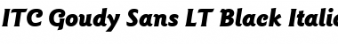 Download GoudySans LT Black Font Download GoudySans LT Black Font