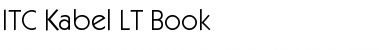 Download ITCKabel LT Book Font Download ITCKabel LT Book Font