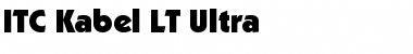 Download ITCKabel LT Ultra Font Download ITCKabel LT Ultra Font