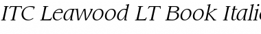 Download Leawood LT Book Font Download Leawood LT Book Font