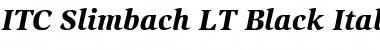 Download Slimbach LT Black Font Download Slimbach LT Black Font