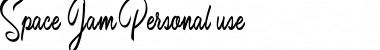 Download Space Jam Personal Use Font Download Space Jam Personal Use Font