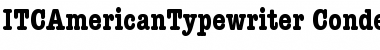 Download ITCAmericanTypewriter-Condensed Font Download ITCAmericanTypewriter-Condensed Font