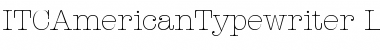 Download ITCAmericanTypewriter-Light Font Download ITCAmericanTypewriter-Light Font