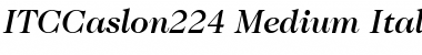 Download ITCCaslon224-Medium Font Download ITCCaslon224-Medium Font
