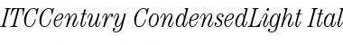 Download ITCCentury-CondensedLight Font Download ITCCentury-CondensedLight Font