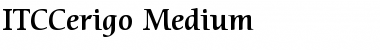 Download ITCCerigo-Medium Font Download ITCCerigo-Medium Font