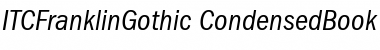 Download ITCFranklinGothic-CondensedBook Font Download ITCFranklinGothic-CondensedBook Font