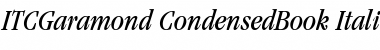 Download ITCGaramond-CondensedBook Font Download ITCGaramond-CondensedBook Font