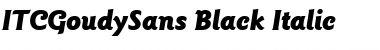 Download ITCGoudySans-Black Font Download ITCGoudySans-Black Font