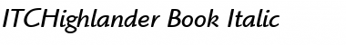 Download ITCHighlander-Book Font Download ITCHighlander-Book Font
