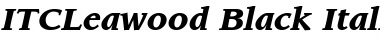Download ITCLeawood-Black Font Download ITCLeawood-Black Font