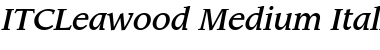 Download ITCLeawood-Medium Font Download ITCLeawood-Medium Font