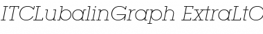 Download ITCLubalinGraph-ExtraLtObl Font Download ITCLubalinGraph-ExtraLtObl Font