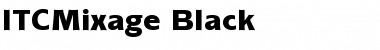 Download ITCMixage-Black Font Download ITCMixage-Black Font