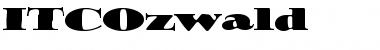 Download ITCOzwald Font Download ITCOzwald Font