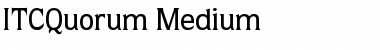 Download ITCQuorum-Medium Font Download ITCQuorum-Medium Font