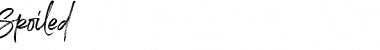 Download Spoiled Font Download Spoiled Font