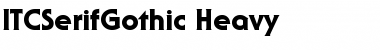 Download ITCSerifGothic-Heavy Font Download ITCSerifGothic-Heavy Font