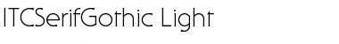 Download ITCSerifGothic-Light Font Download ITCSerifGothic-Light Font