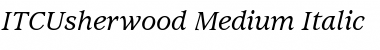Download ITCUsherwood-Medium Font Download ITCUsherwood-Medium Font