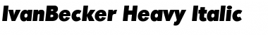 Download IvanBecker-Heavy Font Download IvanBecker-Heavy Font