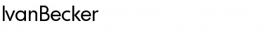 Download IvanBecker Font Download IvanBecker Font