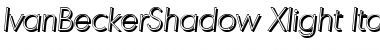 Download IvanBeckerShadow-Xlight Font Download IvanBeckerShadow-Xlight Font