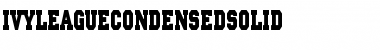 Download IvyLeagueCondensedSolid Font Download IvyLeagueCondensedSolid Font