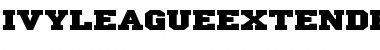 Download IvyLeagueExtendedSolid Font Download IvyLeagueExtendedSolid Font