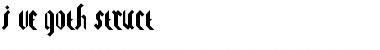 Download i_ve_goth_struct Font Download i_ve_goth_struct Font