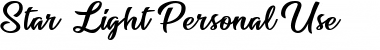 Download Star Light Personal Use Font Download Star Light Personal Use Font
