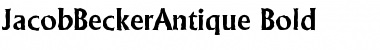 Download JacobBeckerAntique Font Download JacobBeckerAntique Font
