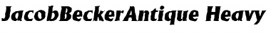 Download JacobBeckerAntique-Heavy Font Download JacobBeckerAntique-Heavy Font