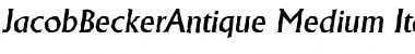 Download JacobBeckerAntique-Medium Font Download JacobBeckerAntique-Medium Font